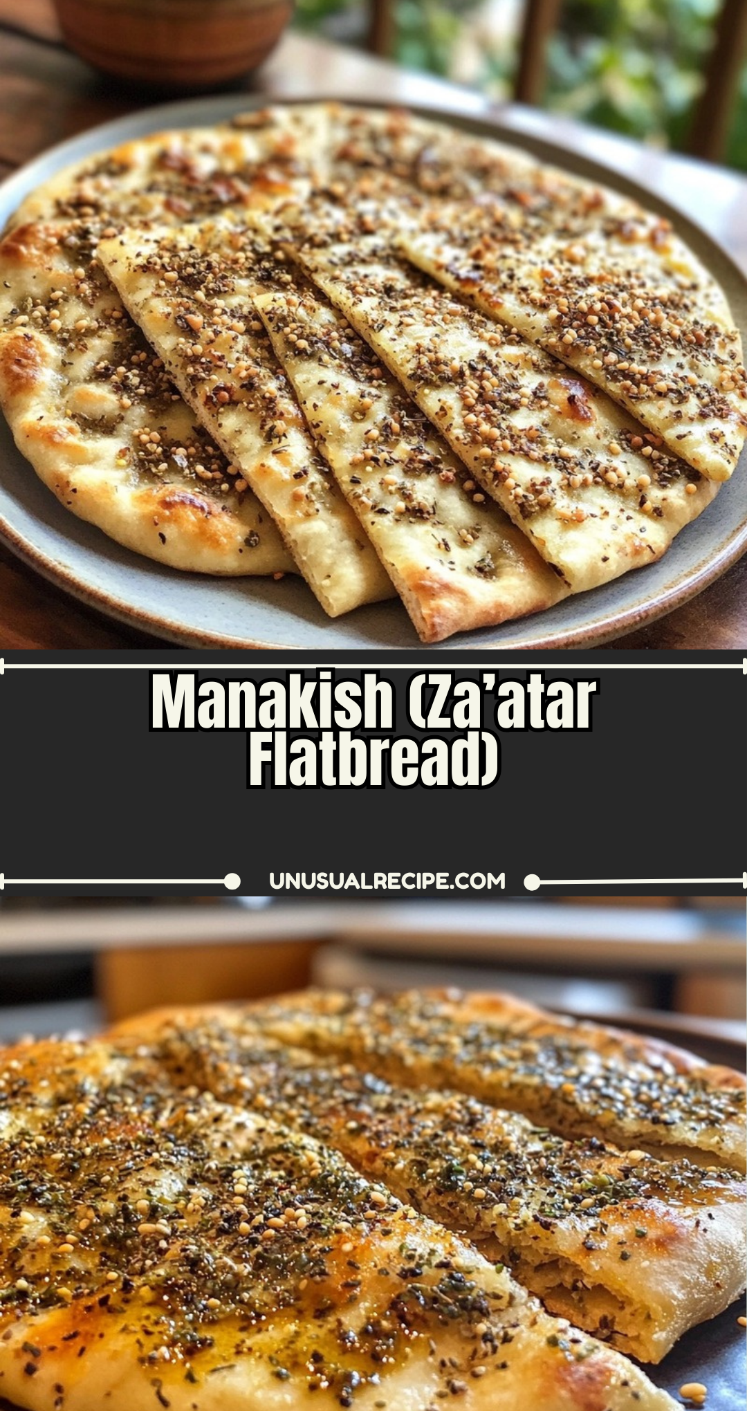 Manakish (Za’atar Flatbread)