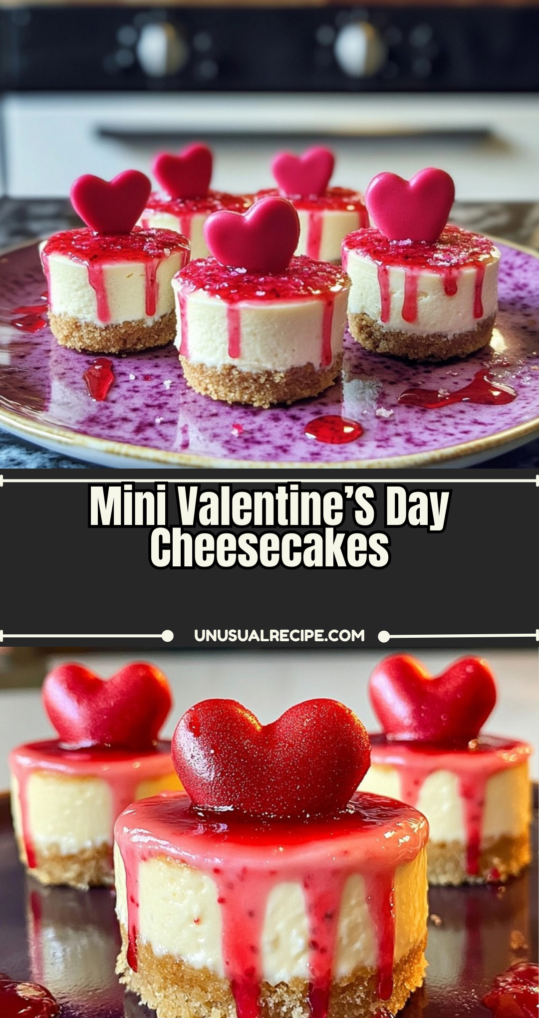 Mini Valentine’S Day Cheesecakes