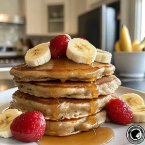 Banana Oat Pancakes