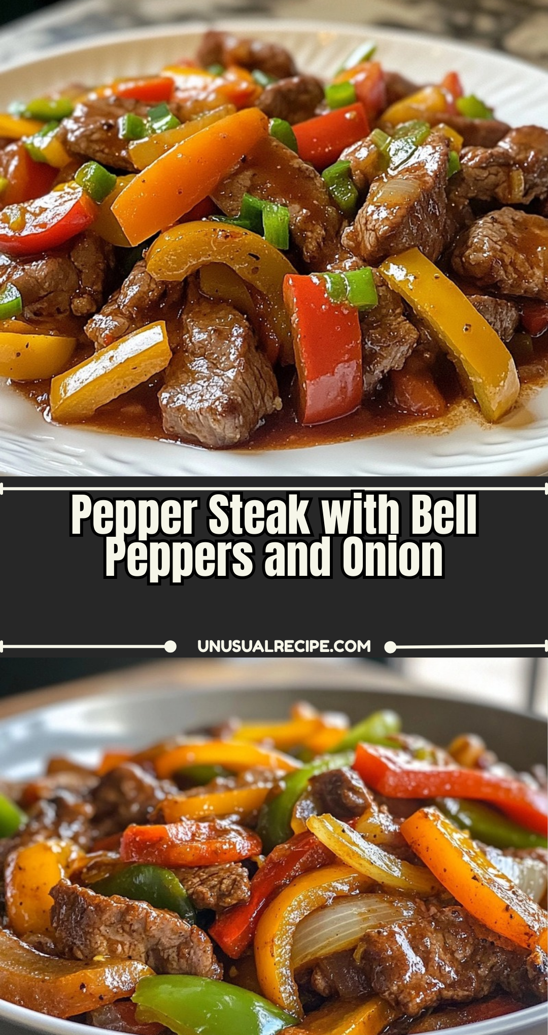 Pepper Steak with Bell Peppers and Onion