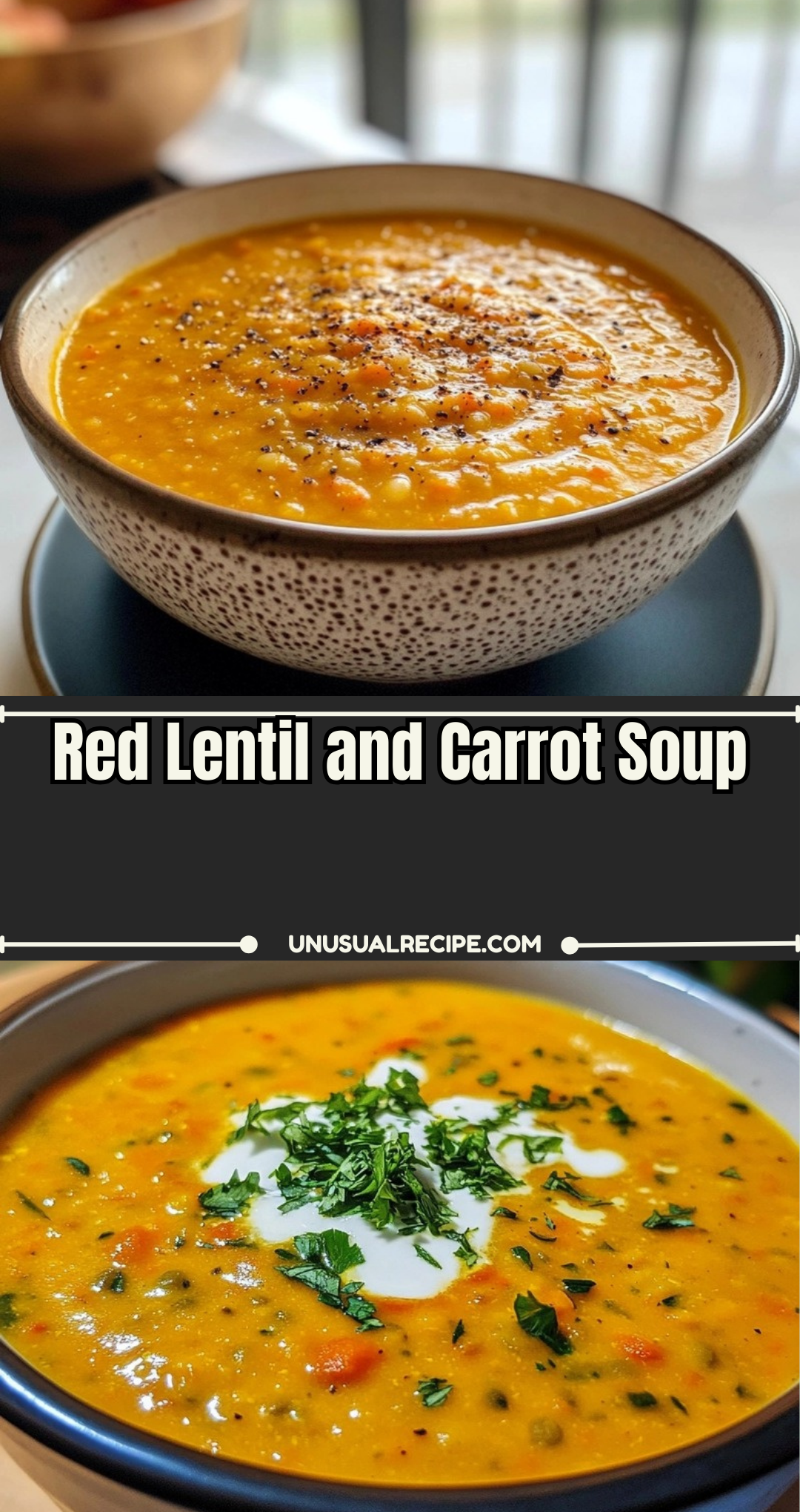Red Lentil and Carrot Soup