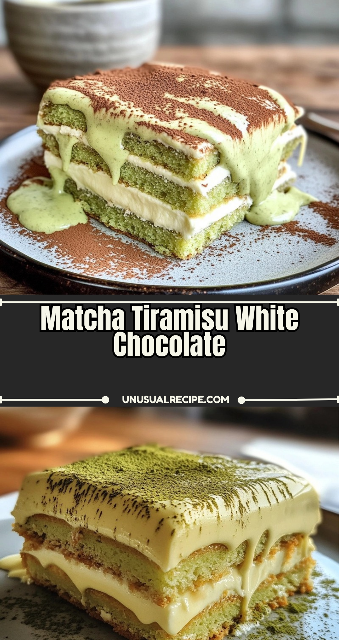 Matcha Tiramisu White Chocolate