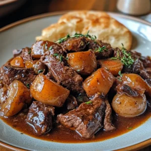 Slow Cooked Beef Bourguignon