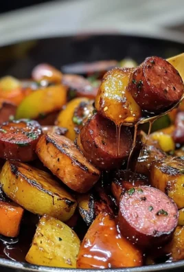 One-Pan Honey Garlic Kielbasa & Veggies