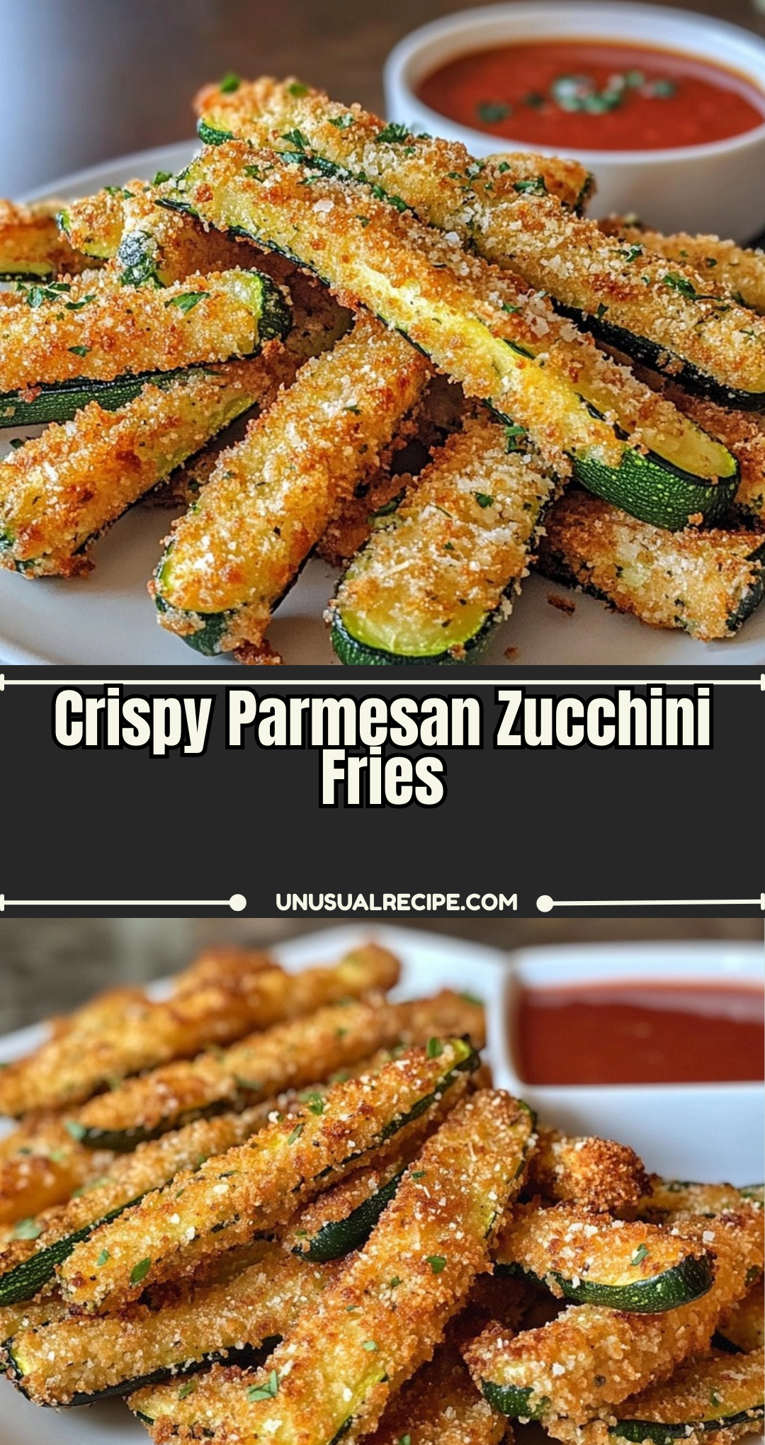 Crispy Parmesan Zucchini Fries