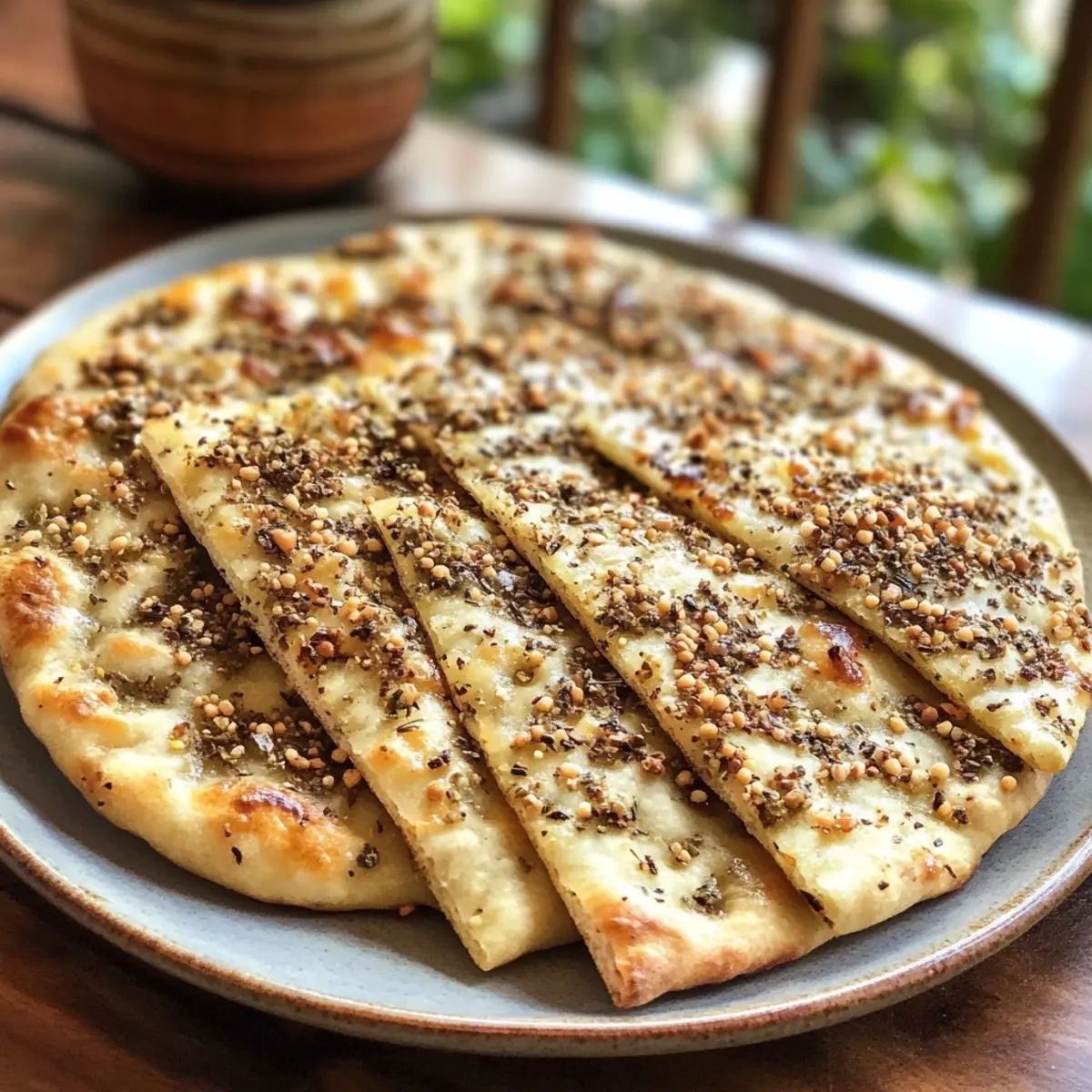 Manakish (Za’atar Flatbread)