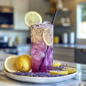 Sparkling Lavender Lemon Dirty Soda