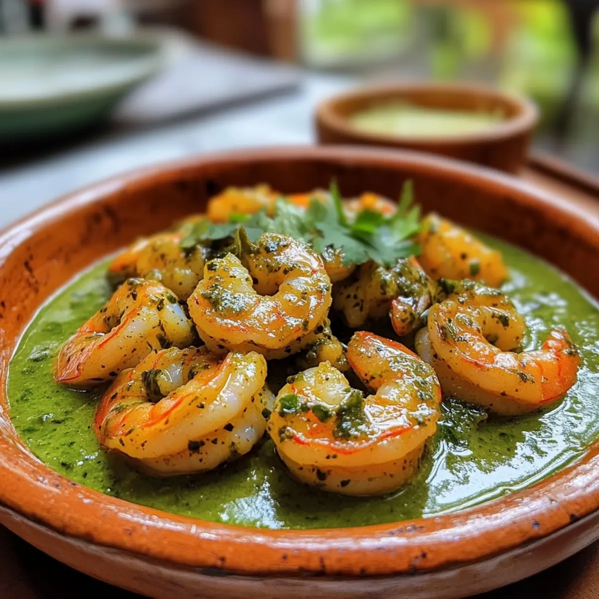 Mexican Aguachile Verde Shrimp