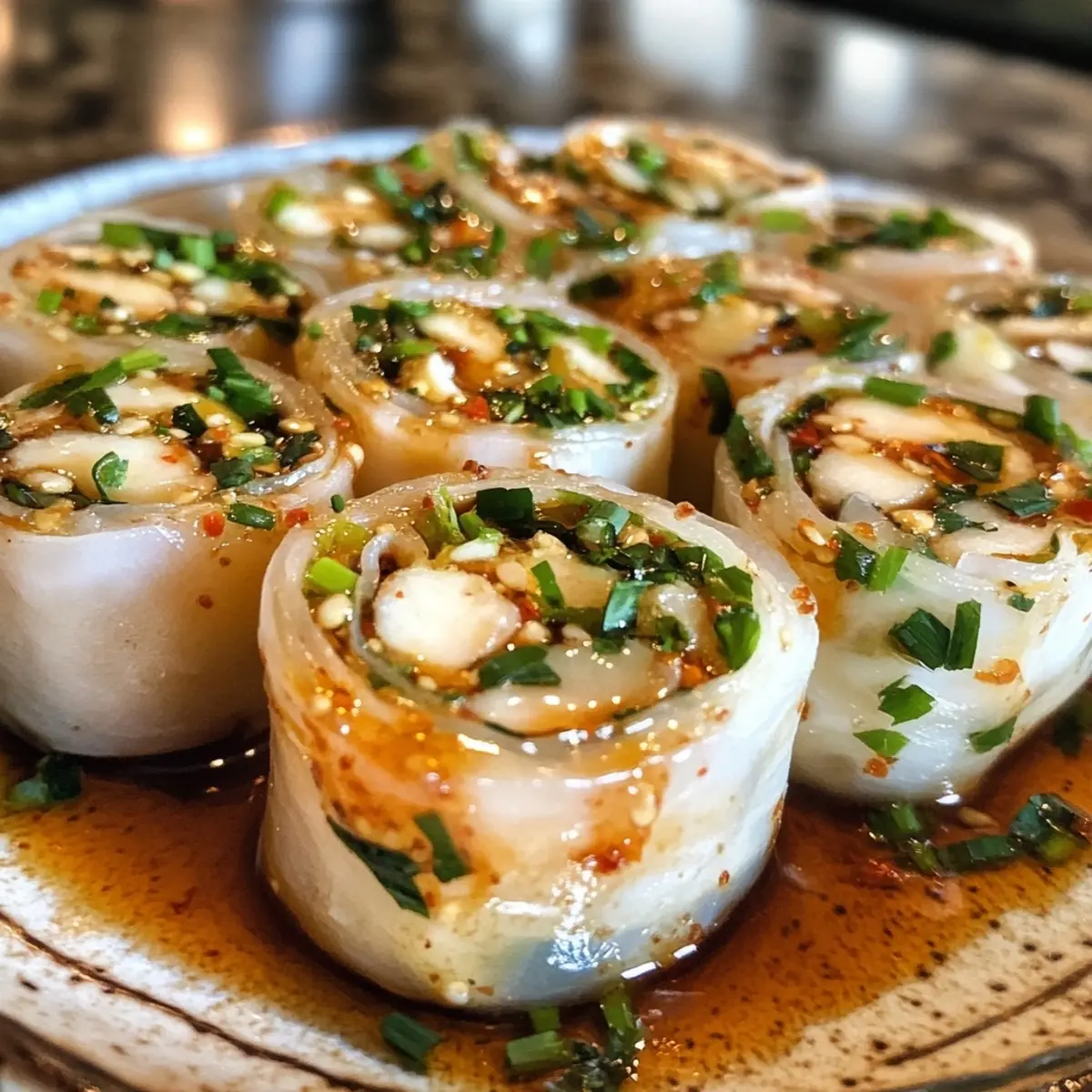 Chinese Flower Rolls with Scallions