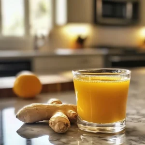 Homemade Ginger Wellness Shot