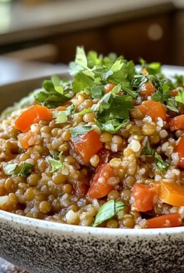Warm Lentil Bulgur Bowl