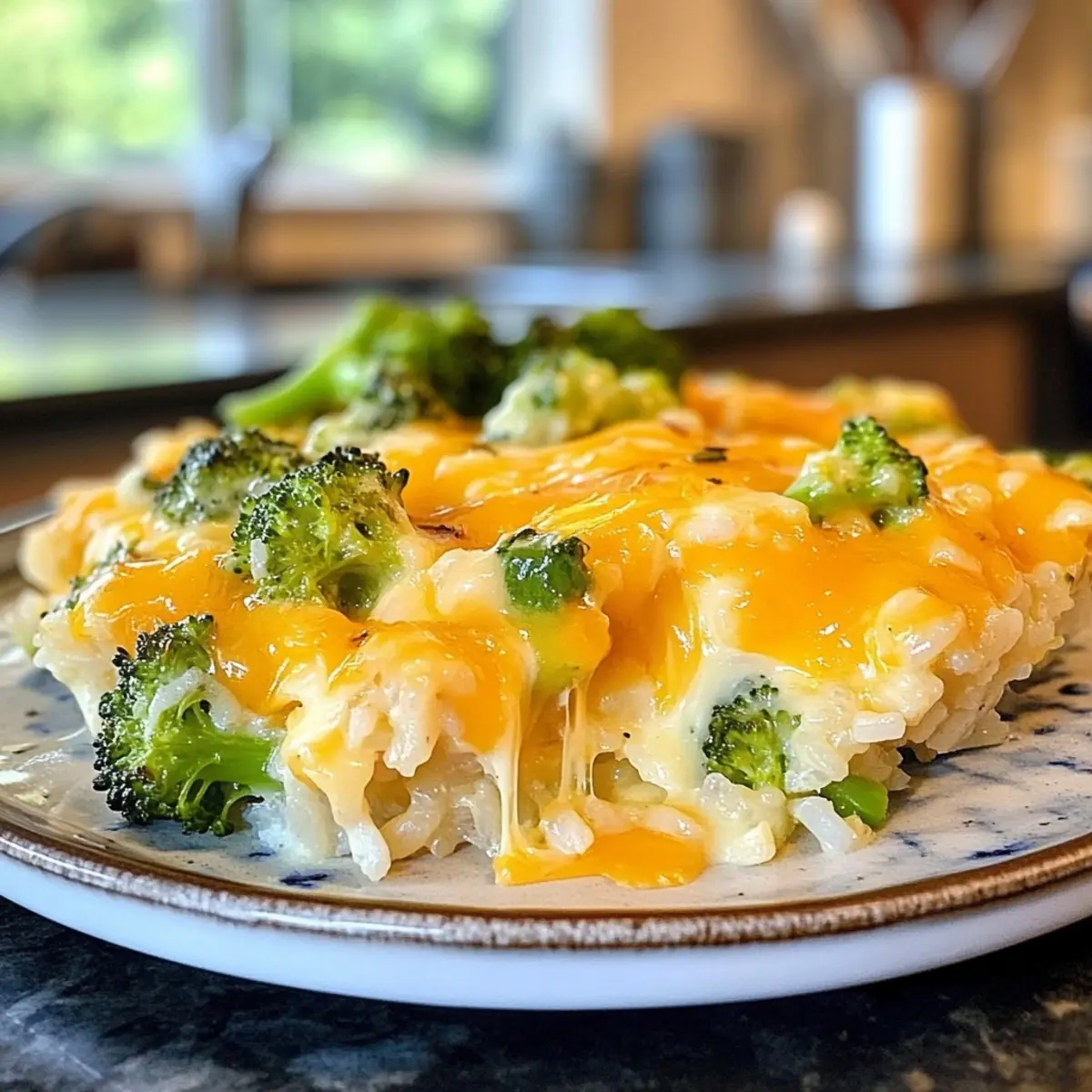 Cheesy Broccoli Rice Casserole