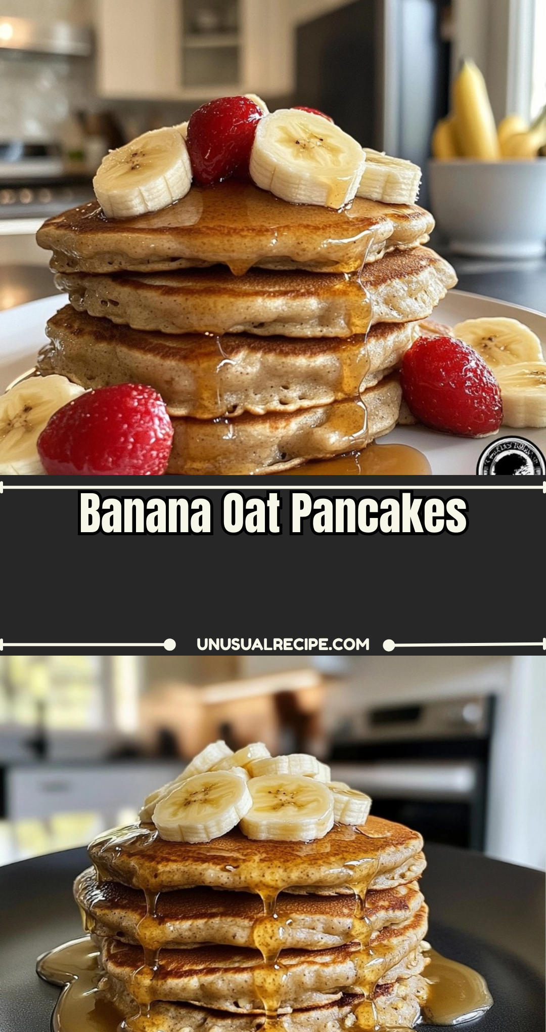 Banana Oat Pancakes