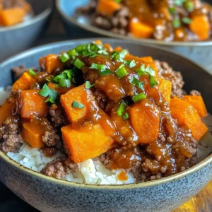 Viral Sweet Potato Ground Beef Bowls