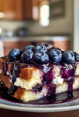 Blueberry Cream Cheese French Toast Casserole