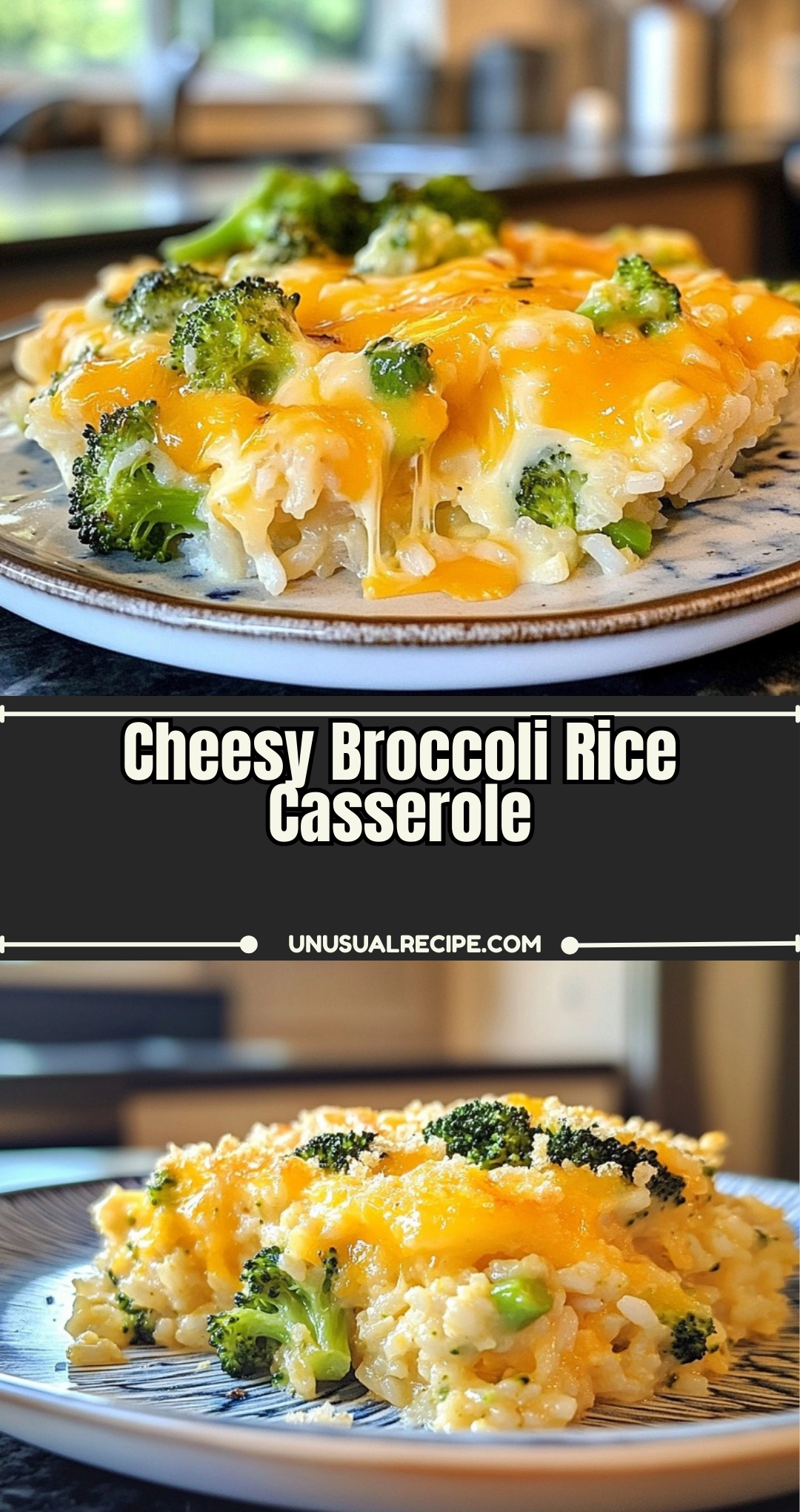 Cheesy Broccoli Rice Casserole