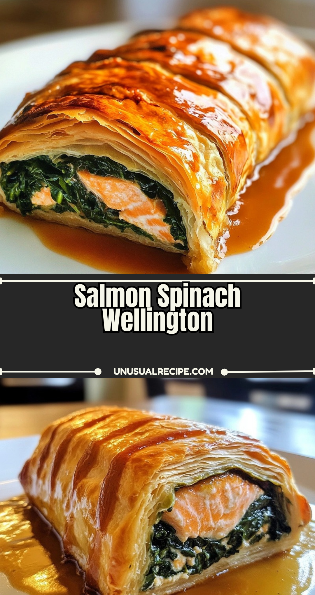 Salmon Spinach Wellington
