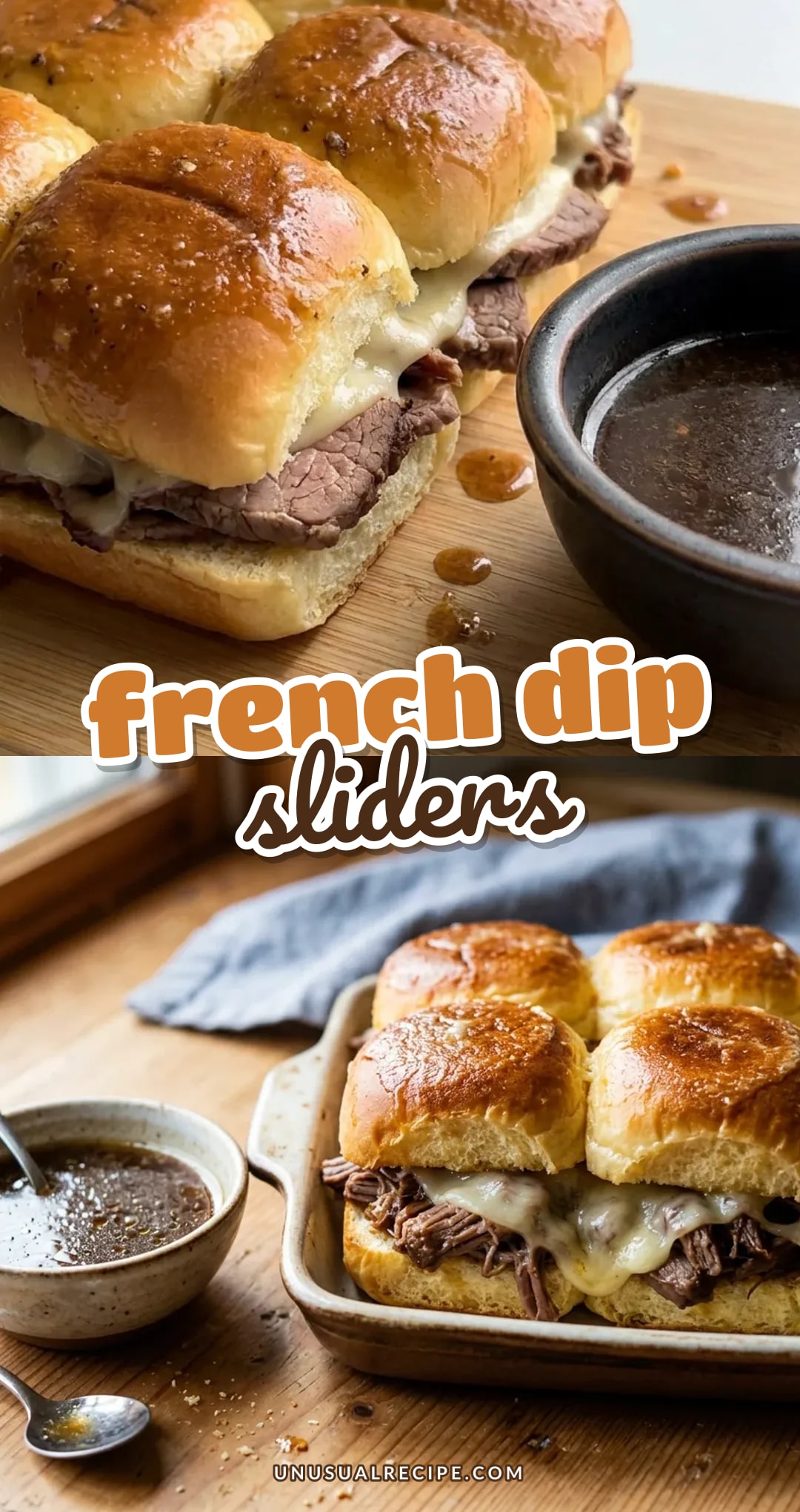 French Dip Sliders with Au Jus