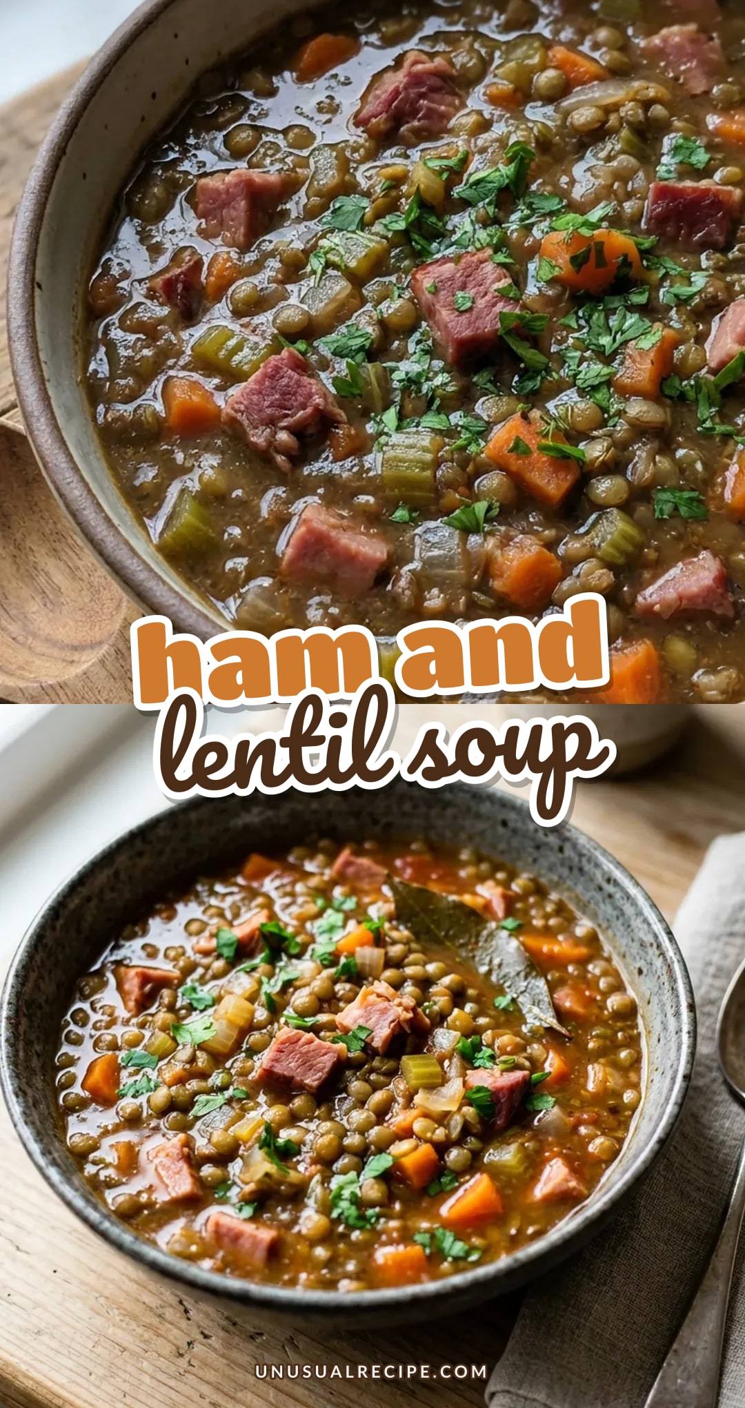 Ham Lentil Soup Recipe