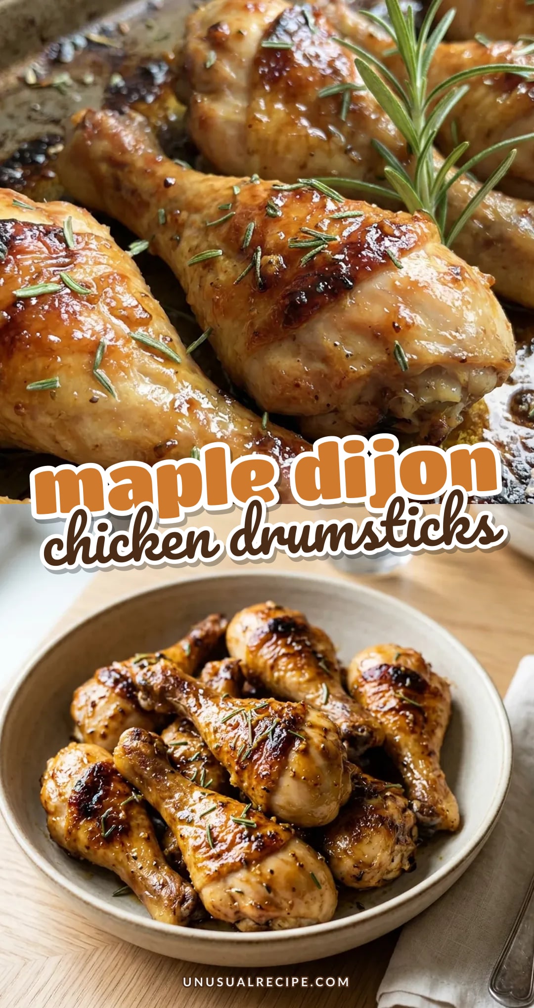 Maple Dijon Chicken Drumsticks: Easy Baked Recipe