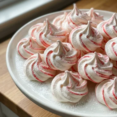 A bowl of glossy white meringue with beaters showing stiff peaks forming on the end.