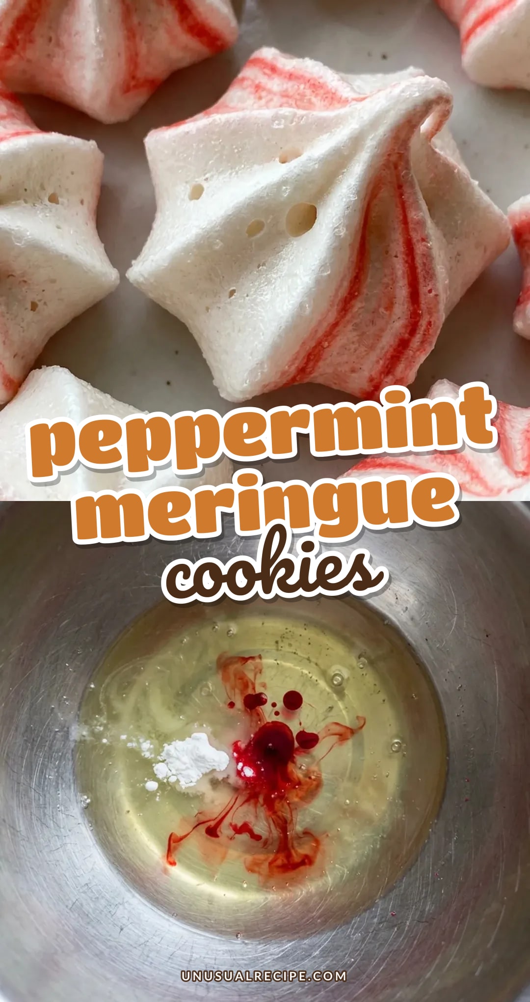 Peppermint Meringue Cookies Recipe